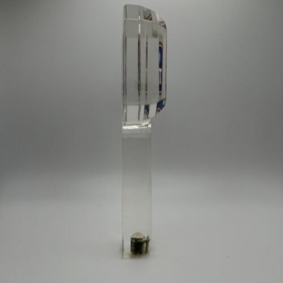 Vintage Bud Light Beer Tap Keg Handle Clear Acrylic - Picture 3 of 12